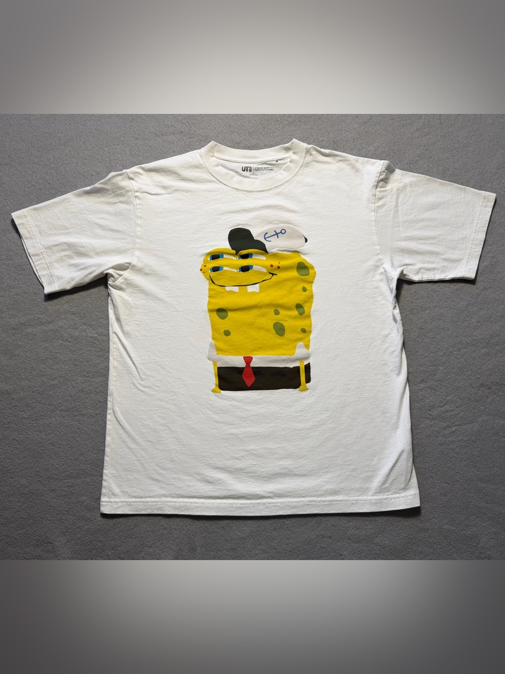 Uniqlo UT CPFM SpongeBob SquarePants T Shirt Men M White Patrick Graphic Rare